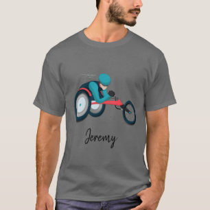 Tävla för rullstolar t shirt