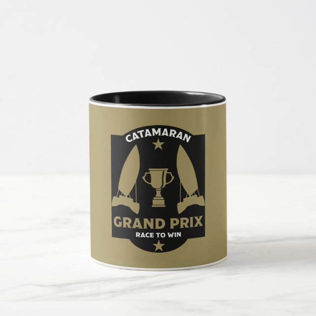 Tävla för sjöbåtar med katamaran Hydrofoil Mugg (Center)