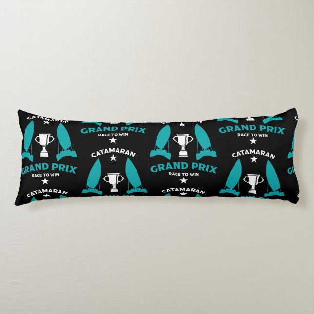 Tävla för sjöbåtar med vattentäkt kroppskudde (Framsidan)