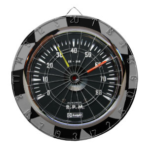 Tävla för vintage Analog Auto Tachometer Darttavla