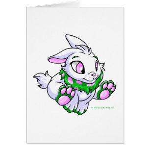 Tävla gröna Cybunny Hälsningskort
