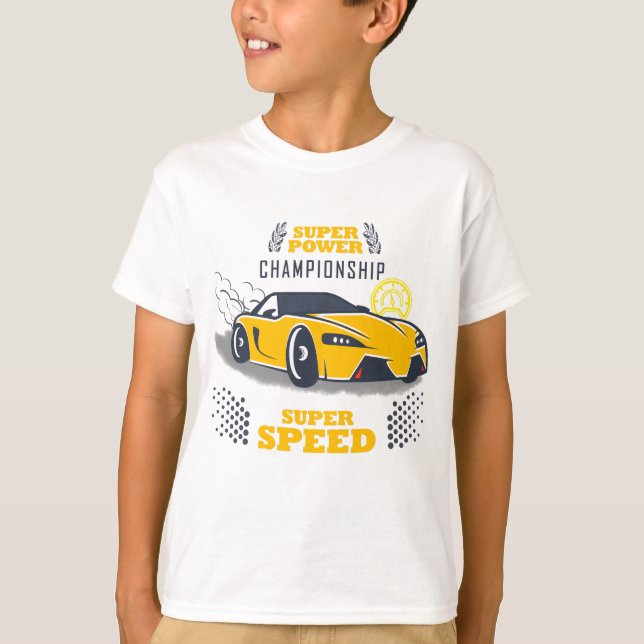 Tävla Gult T Shirt (Framsida)