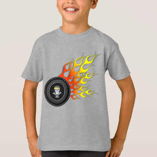 Tävla Hjulflamma T Shirt