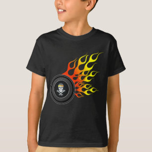 Tävla Hjulflamma T Shirt