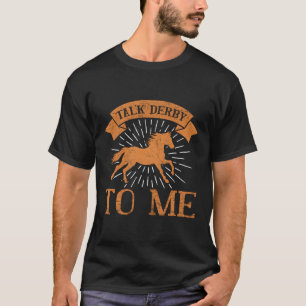 Tävla Horse Derby Day Funny Älskare Jockey Tävling T Shirt