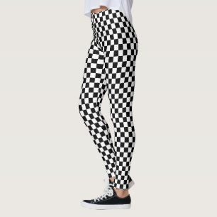 Tävla Leggings för svart- och vitkontroll