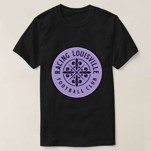 Tävla Louisville FC logotyp Louisville logotyp Ken T Shirt (Design framsida)