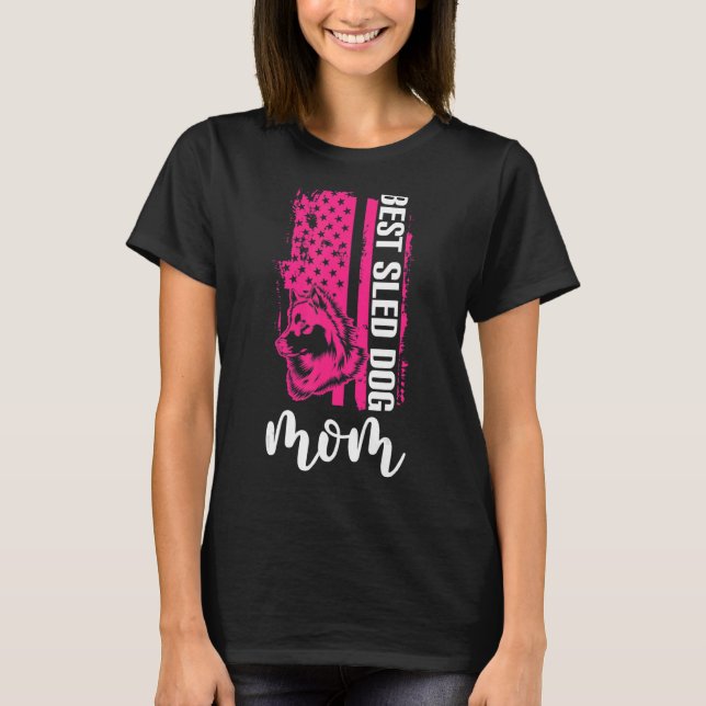 tävla med bästa slinga i mamma-sled t shirt (Framsida)