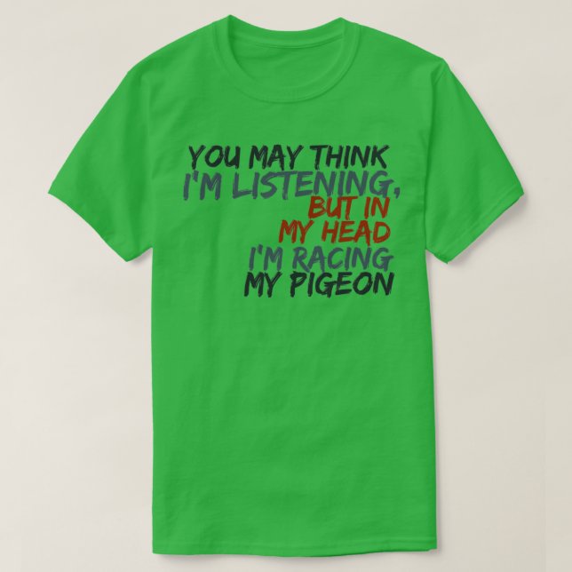 Tävla min duva 3 t shirt (Design framsida)