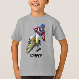 Tävla Motocross Rider Graphics Art T Shirt
