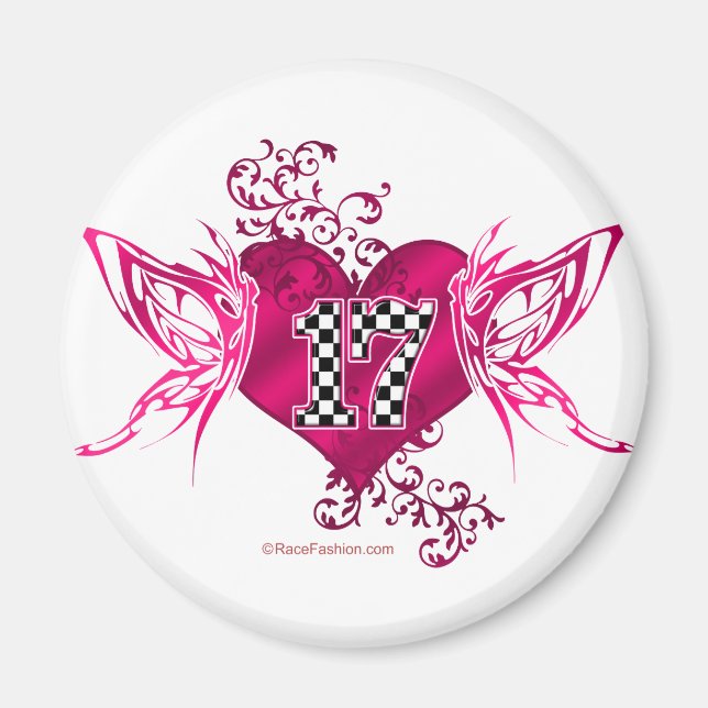 tävla nummer 17 magnet (Framsidan)