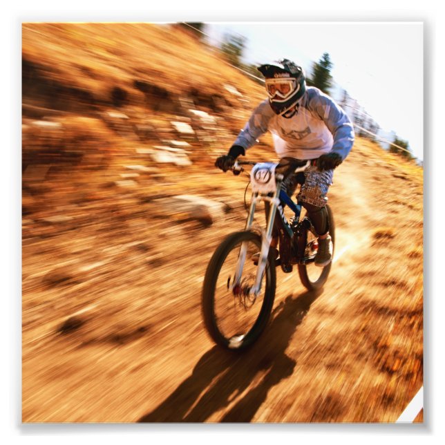 Tävla Offroad Dirtcycle Fototryck (Framsidan)