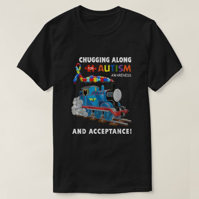 tävla om autismmedvetenhet och acceptans t shirt (Design framsida)