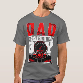 Tävla Pappa av Birthday Boy Formula tävling Car Dr T Shirt