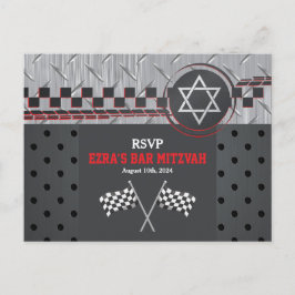 Tävla Racecar Pub Mitzvah OSA Vykort