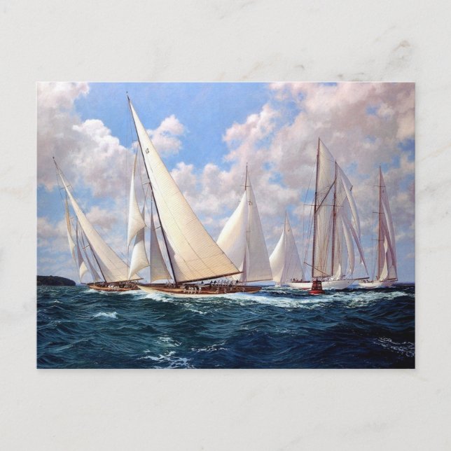 Tävla runt buoy vykort (Framsida)