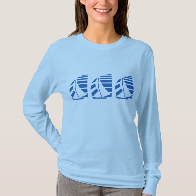 Tävla Sailing T-shirt (Framsida)