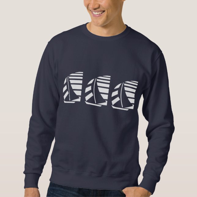 Tävla Segelbanor Boating T-shirt Sweatshirt (Framsida)