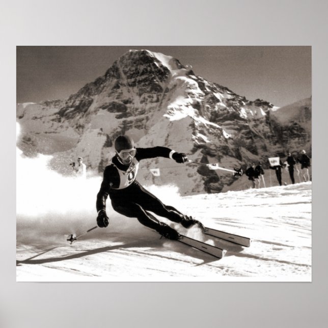 Tävla till Lauberhorn Poster (Framsidan)