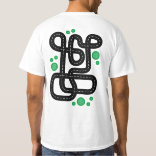 Tävla Track Kids Car Playmat Pappa Fars dag Boys T Shirt