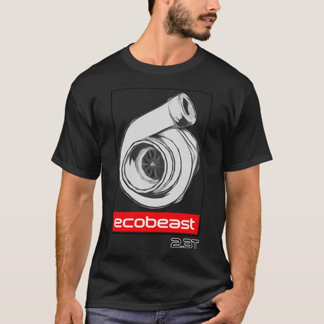 Tävla Turbo i Ecobeast Boostang T Shirt (Framsida)