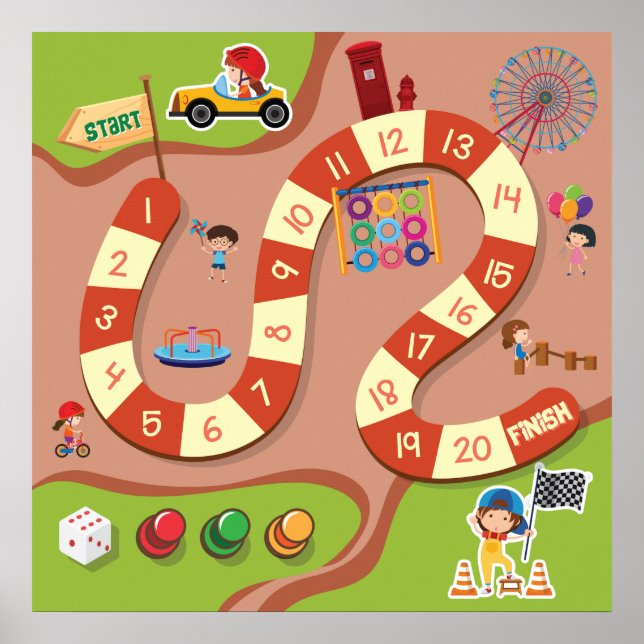 Tävlalek Poster (Framsidan)