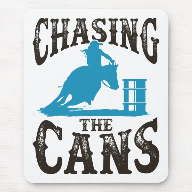 Tävlan Barrel Chasing the Cans Musmatta (Framsidan)