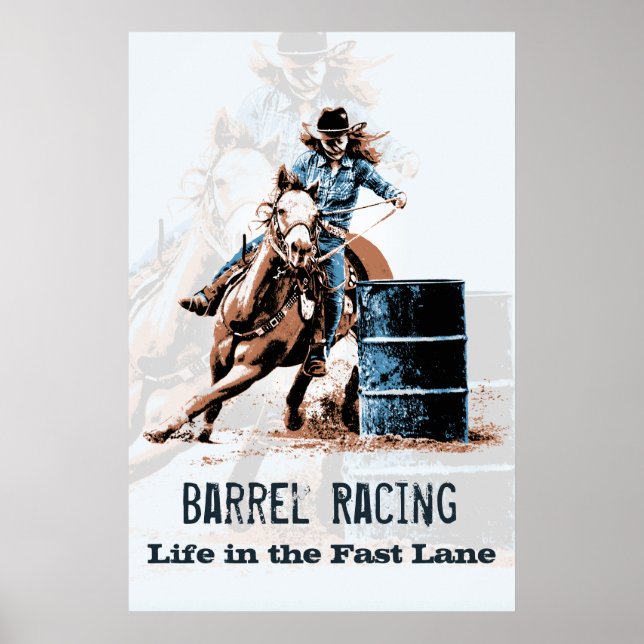 Tävlan Barrel - Life in Fast Lane Poster (Framsidan)