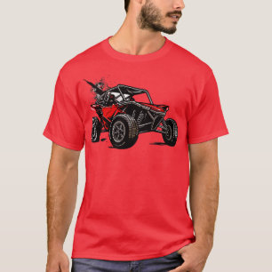 Tävlan Beach Dune Buggy 4x4 Sand Railroad Sand T Shirt