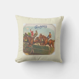 Tävlan Chasers Vintage Horse Kudde