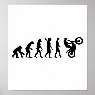 Tävlan Evolution Motocross Poster