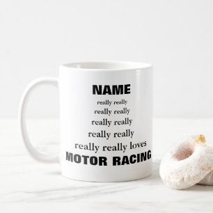 Tävlan för motormotorn Namn verkligen verkligen kä Kaffemugg