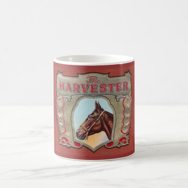 Tävlan Harvester Vintage Horse Kaffemugg (Center)