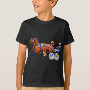 Tävlan Iports Horse Tävling och Harness T Shirt