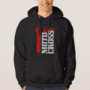 Tävlan Motocross Dirt Bike Motox Motorcycle Enduro Hoodie