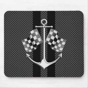 Tävlan Nautical Carbon Fiber Chrome Stilar Musmatta