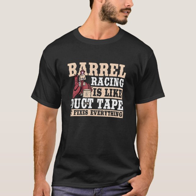 Tävlan på cylindern är som ett rött band. t shirt (Framsida)