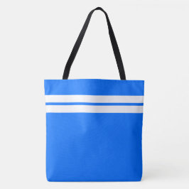 Tävlan Rand i Bright Nautical Blue Sporty White Tygkasse