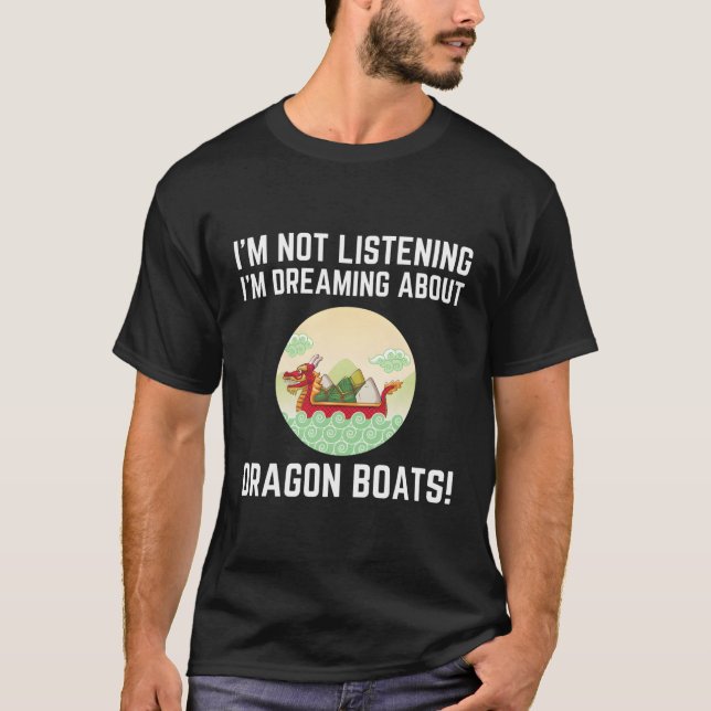 Tävlan Rwing Dragon Boat T Shirt (Framsida)