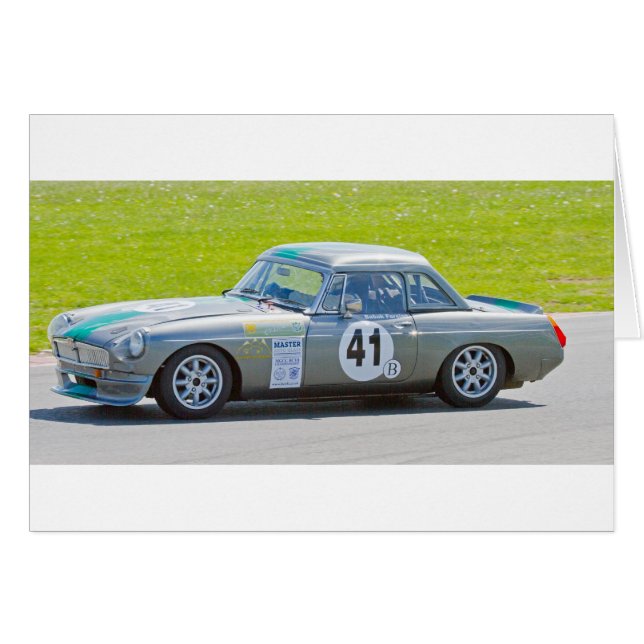 tävlan Silver MG Hälsningskort (Framsidan Horizontal)