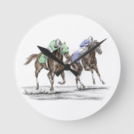 Tävlan Thoroughborn Horses Rund Klocka