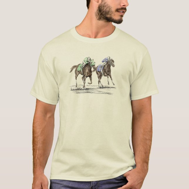 Tävlan Thoroughborn Horses Tröja (Framsida)