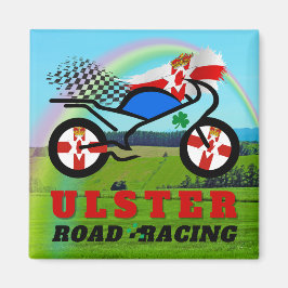 Tävlan Ulster Motorcycle Road Magnet