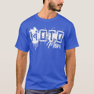 Tävlan Womens Motocross Mamma s Dirt Bike Moto T Shirt