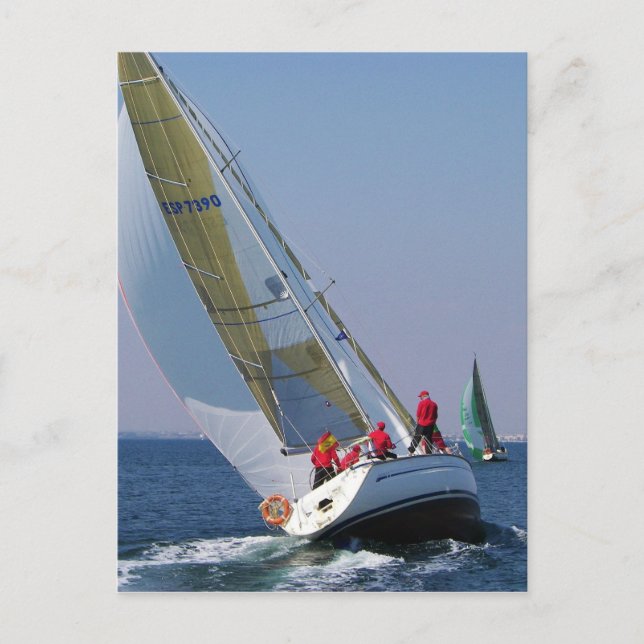 Tävlan Yacht på menyn Mar Vykort (Framsida)