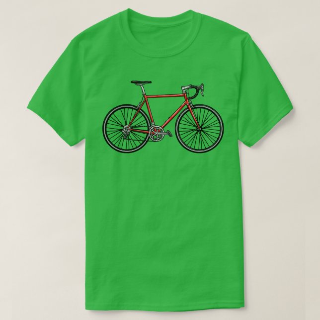 Tävlans cykel t shirt (Design framsida)