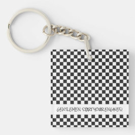 Tävlans herrar Starta Flagga för motorkontroll