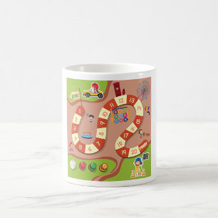 Tävlans spel kaffemugg