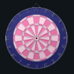 Tavlats: Ljus rosa och marin blå Piltavla<br><div class="desc">Ljust rosa och marint Färgad Dart Board Game,  inklusive 6 Brass Darts</div>