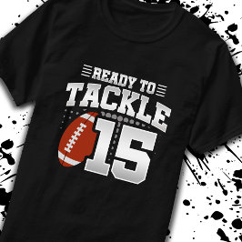 Tävling 15:e födelsedag 15 år Par T Shirt